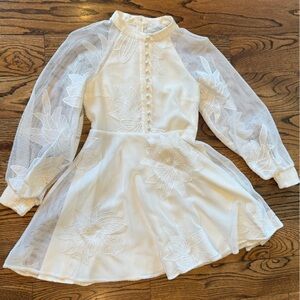 Mare Mare x Anthropologie Lace Dress - White - Small
